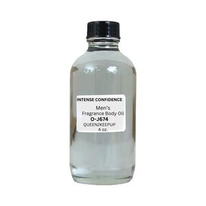 Intense Confidence (Men) Body Oil 4 oz Fragrance All Natural Scent